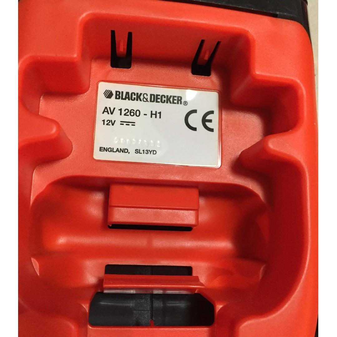 BLACK & DECKER DUSTBUSTER AUTO AV1260 Car Vacuum, Car Parts