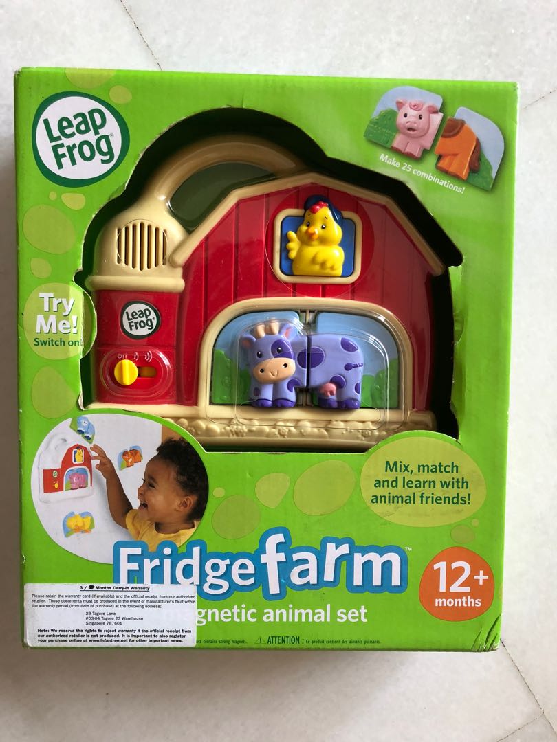 Leapfrog fridge farm sale magnetic animal set target