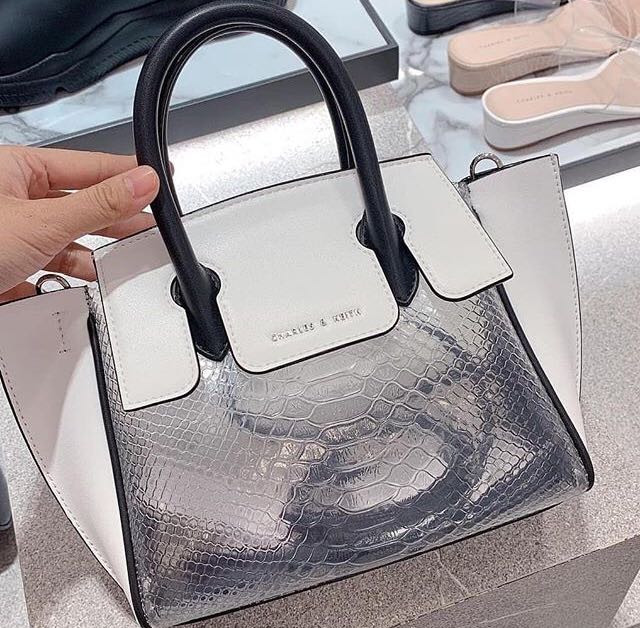 Charles & keith transparent bag outlet