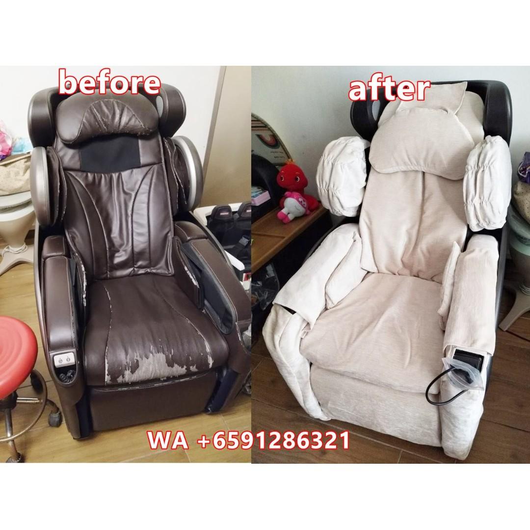 Cover Made To Order Osim Ogawa Oto Massage Chair Cover Lifestyle Services Tailoring Restoration On Carousell