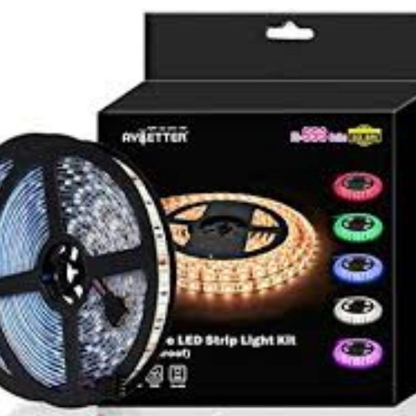 Details about    LED Strip Lights 16.4ft Tape Lights Color Changing 5050 RGB LEDs Light Strips 