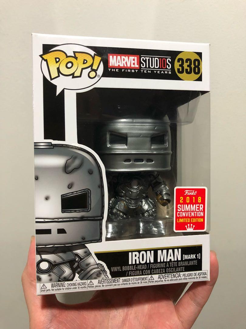 Funko Pop Marvel Iron Man Mark 1 Summer Convention Exclusive Toys Games Bricks Figurines On Carousell
