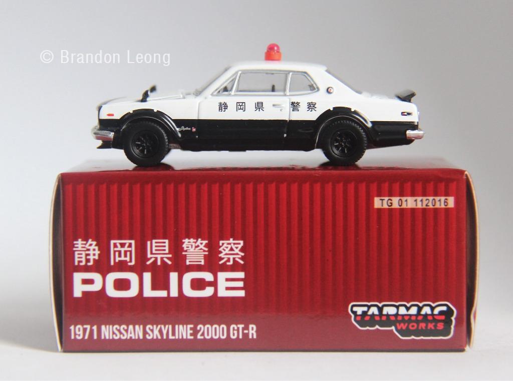 Greenlight Tarmac Works 1971 Nissan Skyline 2000 GT-R Police