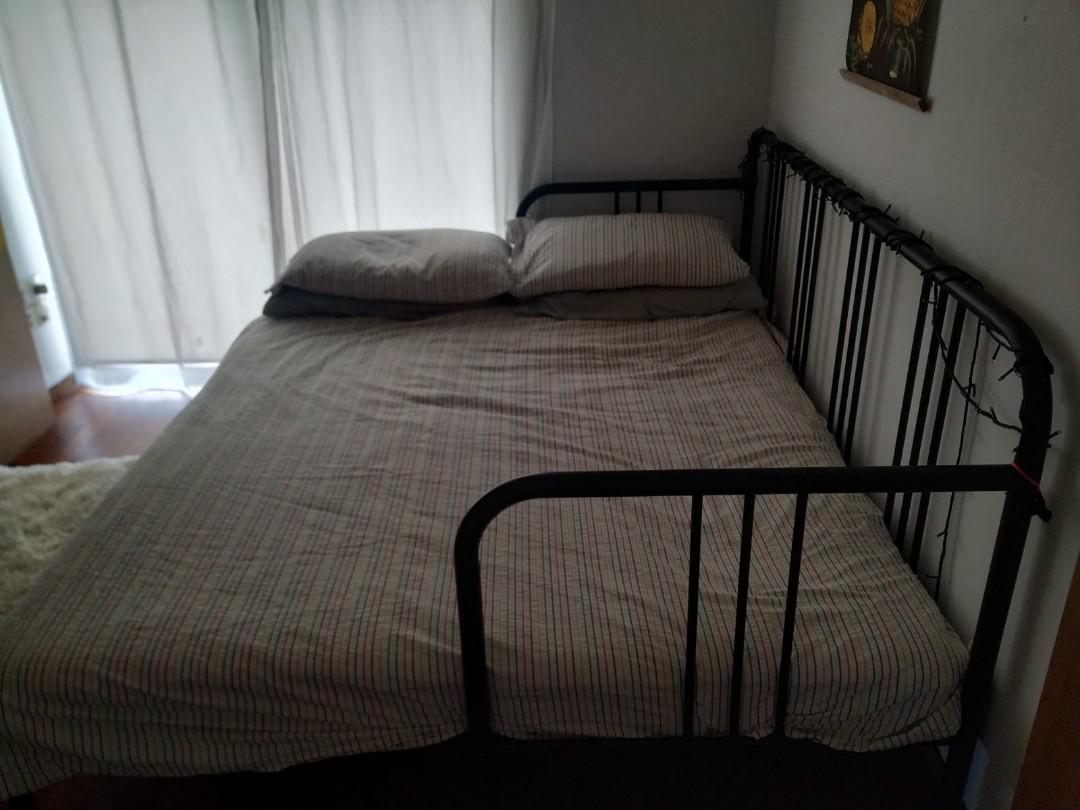 Hen verwijderen Tarief Fyresdal Ikea day bed with mattress, Furniture & Home Living, Furniture,  Bed Frames & Mattresses on Carousell