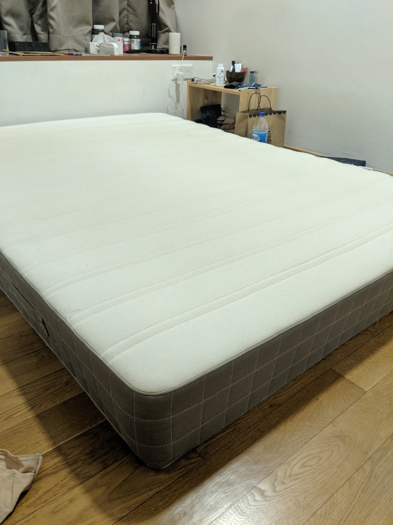 Ikea mattress queen size, Furniture & Home Living, Furniture, Bed