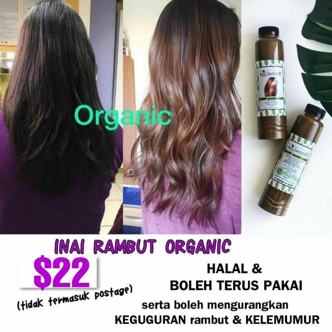 Inai Rambut Organic Halal Hair Dye Halal Henna Organic Henna