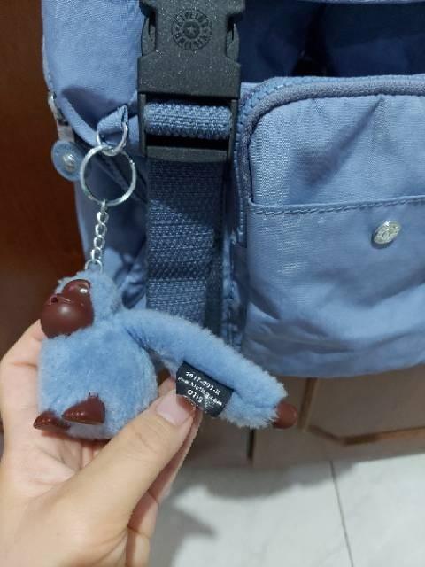 Kipling Backpack 0rwloved adaven timid blue baru pakai 3 bulan pemakaian rapiasih nagus beli di store resmi Central Park mall jakbar