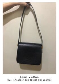 Louis Vuitton Black Epi Leather Buci Shoulder Bag - Yoogi's Closet