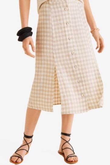 Mango linen skirt Clearance