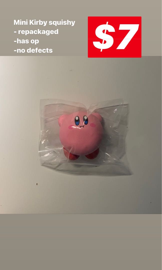 squishy kirby plush