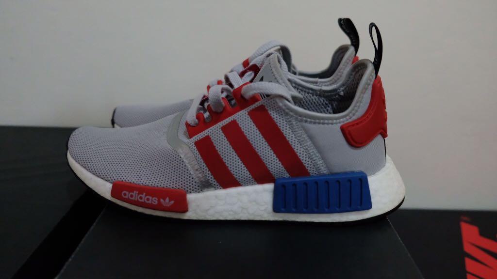 Nmd red and blue sales