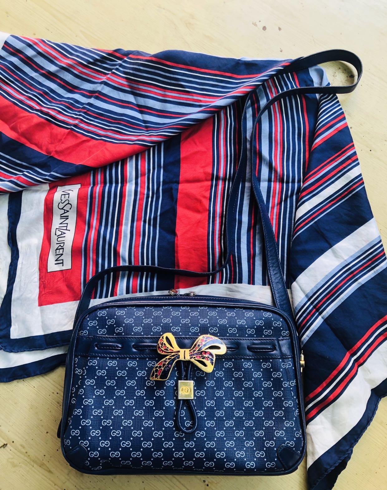 gucci sling bag blue