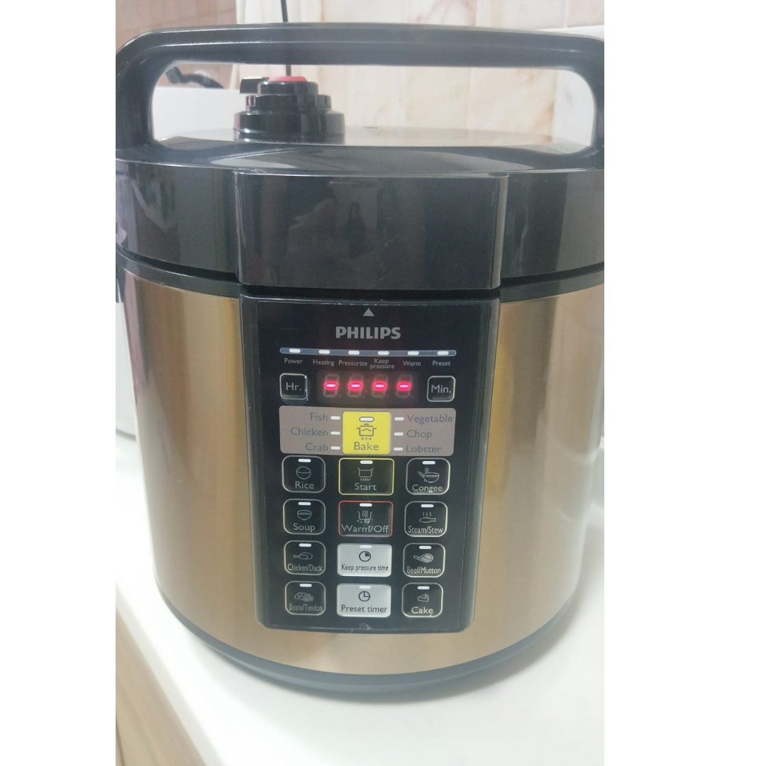 Philips HD2139 AllinOne Pressure Cooker, TV & Home Appliances