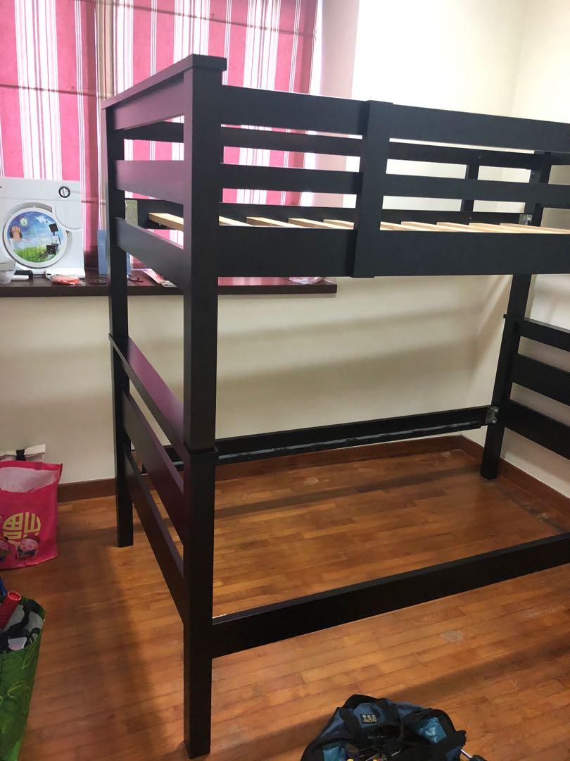 Picket and Rail bunk bed, Furniture & Home Living, Furniture, Bed