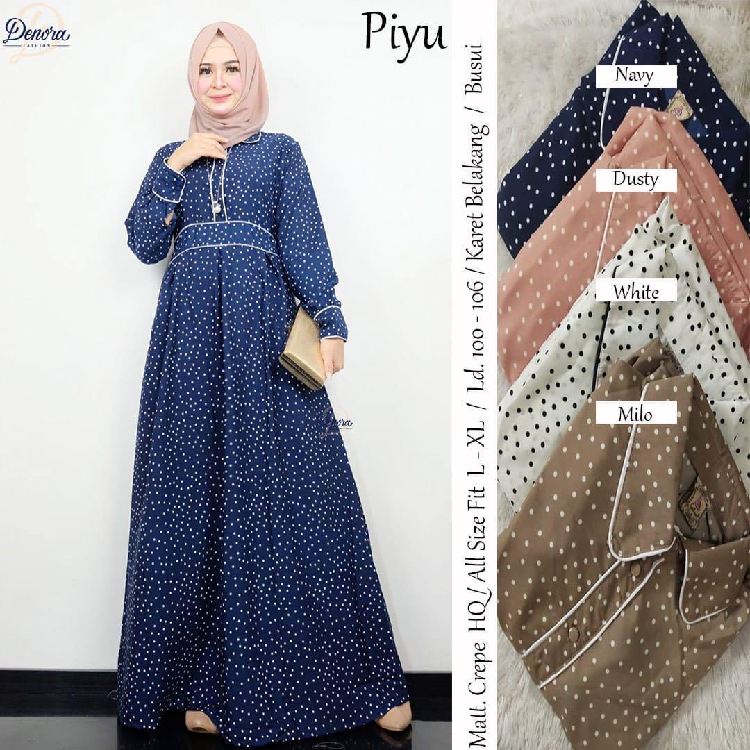 retro dress muslimah