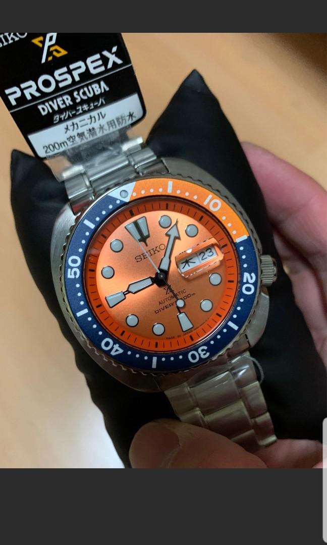 Seiko Orange Turtle ref. SBDY023 JDM watch, Men's Fashion, Watches &  Accessories, Watches on Carousell