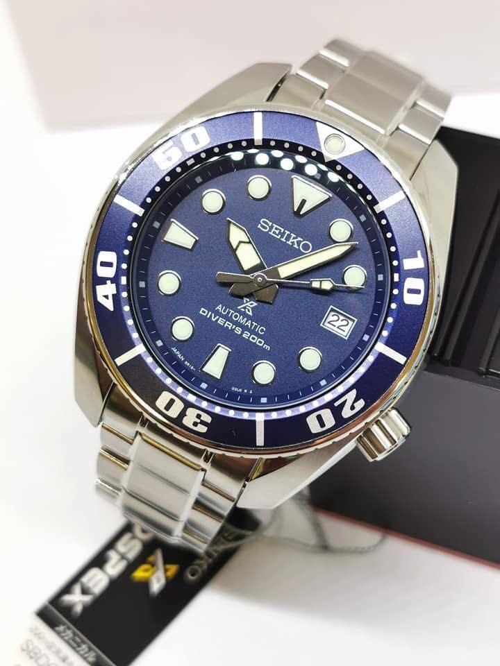 精工Seiko Prospex Blue Sumo SBDC033, 名牌, 手錶- Carousell