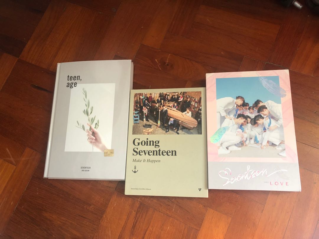 Seventeen albums ( teen age, love&letter, going seventeen), Hobbies ...
