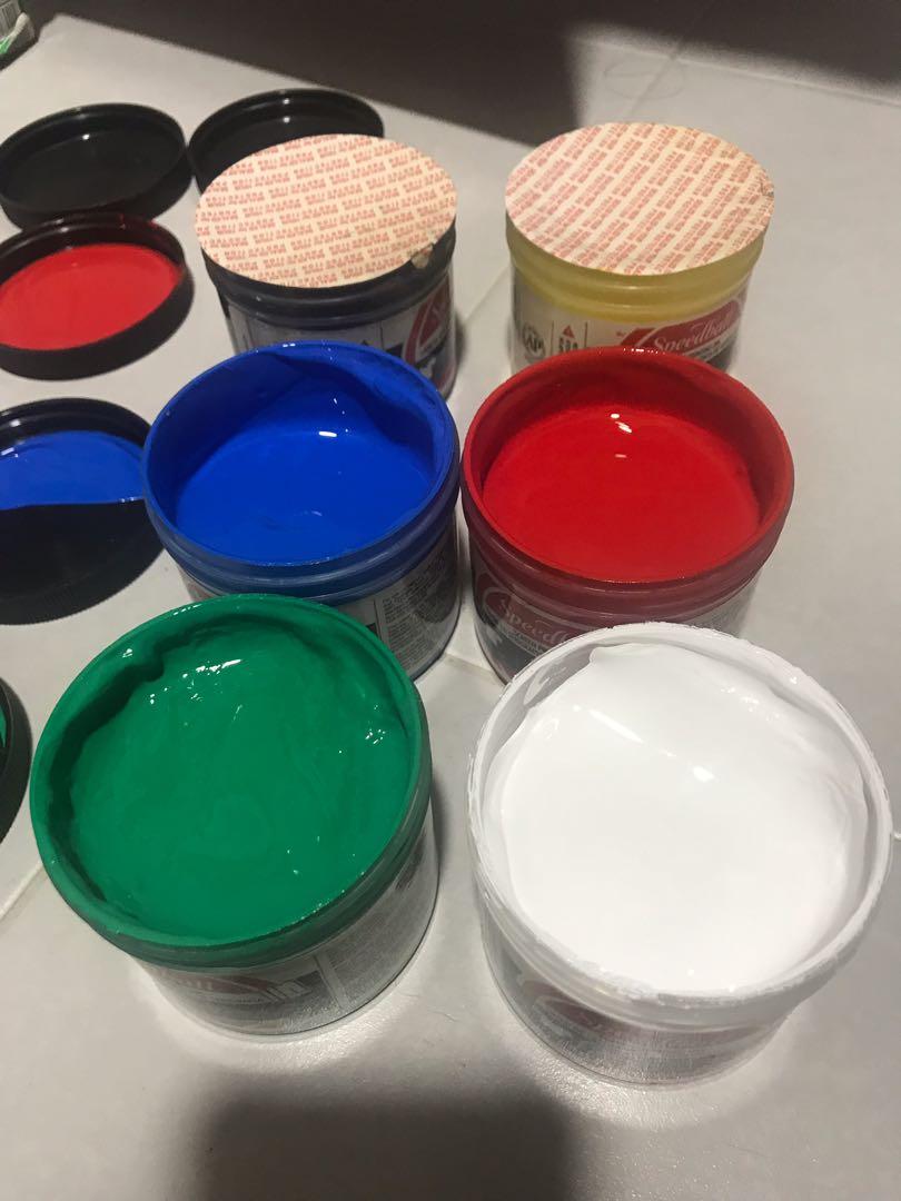 Silkscreen paint, Hobbies & Toys, Stationery & Craft, Craft Supplies