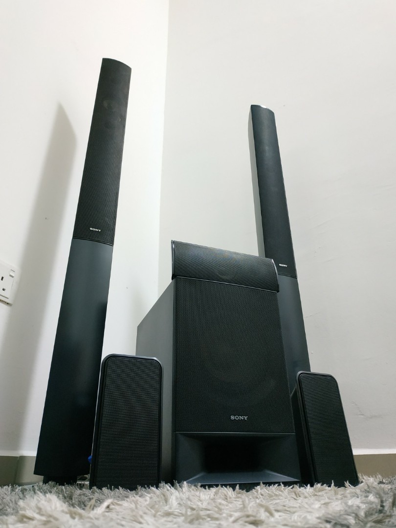 Sony 5.1 Home Theater speaker set, Audio, Soundbars, Speakers