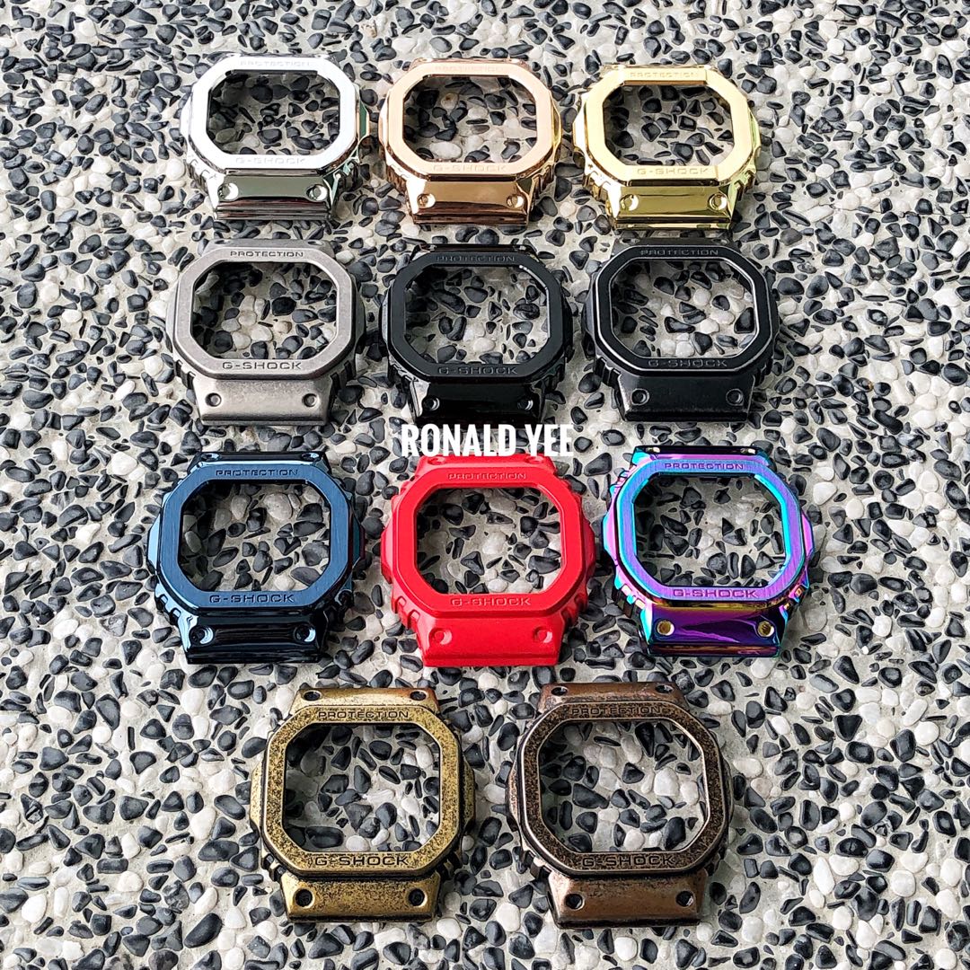 Stainless steel metal bezel customise for Casio G Shock Dw 5600