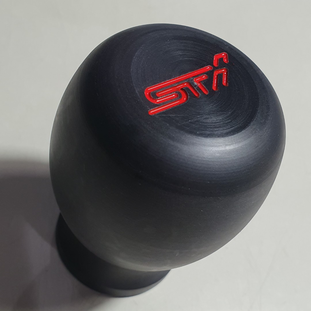 Sti Subaru shift knob wrx 5 or 6 Speed Logo Car Parts