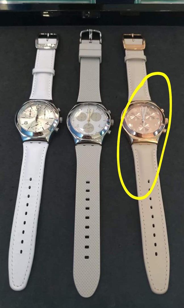 swatch rose gold