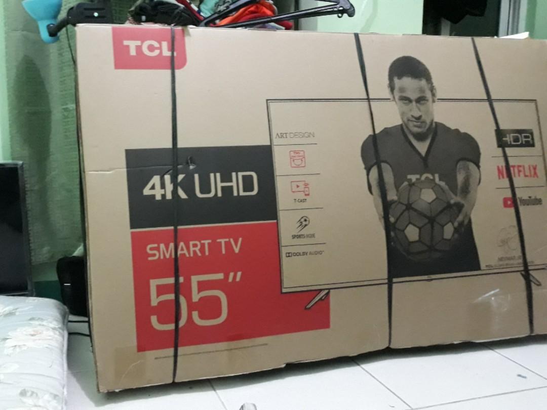 TCL C6 55inch 4K UHD HDR Smart TV Harman Kardon Audio Speaker Brand