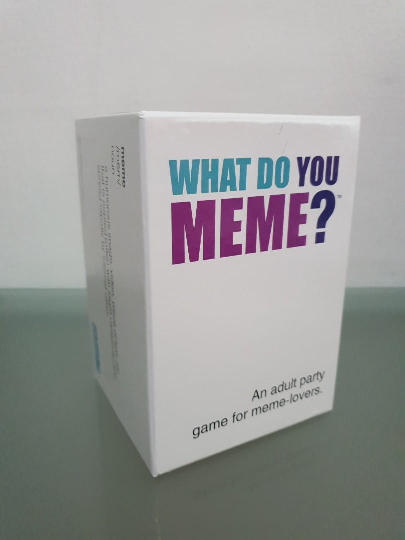 The Third Edition Board Game What Do You Meme Party Game Toys Games Board Games Cards On Carousell