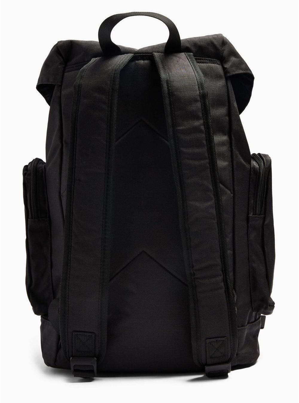 Topman Black Ripstop Backpack Men s Fashion Bags Backpacks on Carousell