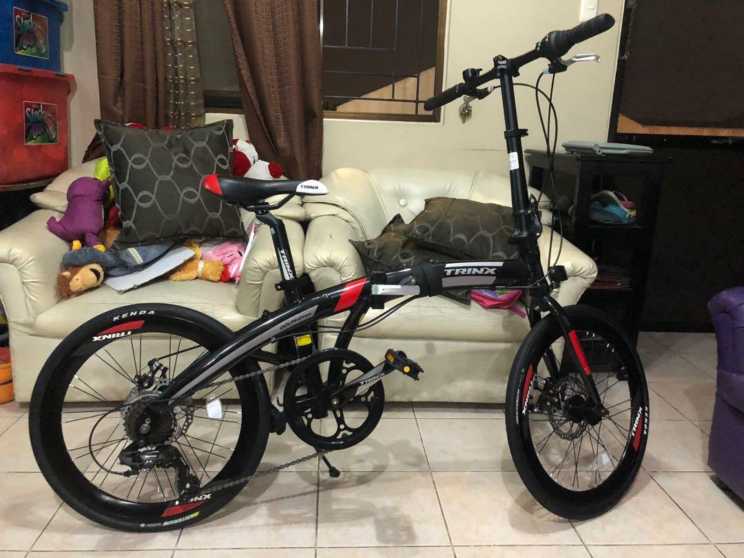 trinx dolphin 2.0 folding bike price