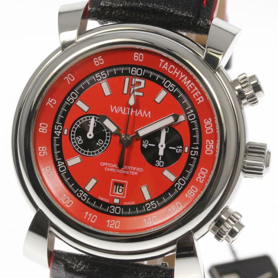 WALTHAM FIDALGO Chronograph box tag receipt