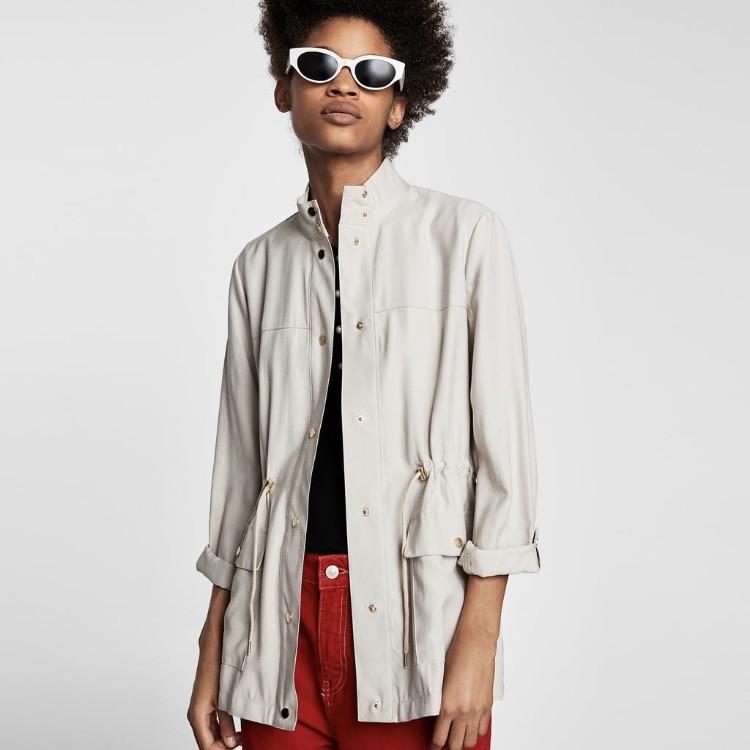 Zara safari jacket store