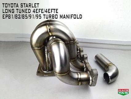 TOYOTA STARLET LONG TUNED 4EFE/4EFTE EP81/82/85/91/95 TURBO MANIFOLD