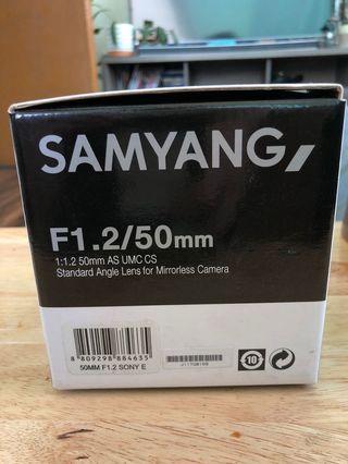 Samyang 50mm 1.2 (Sony E-mount)
