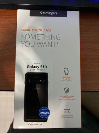 Spigen Galaxy S10 Ultra Hybrid Black Phone Case