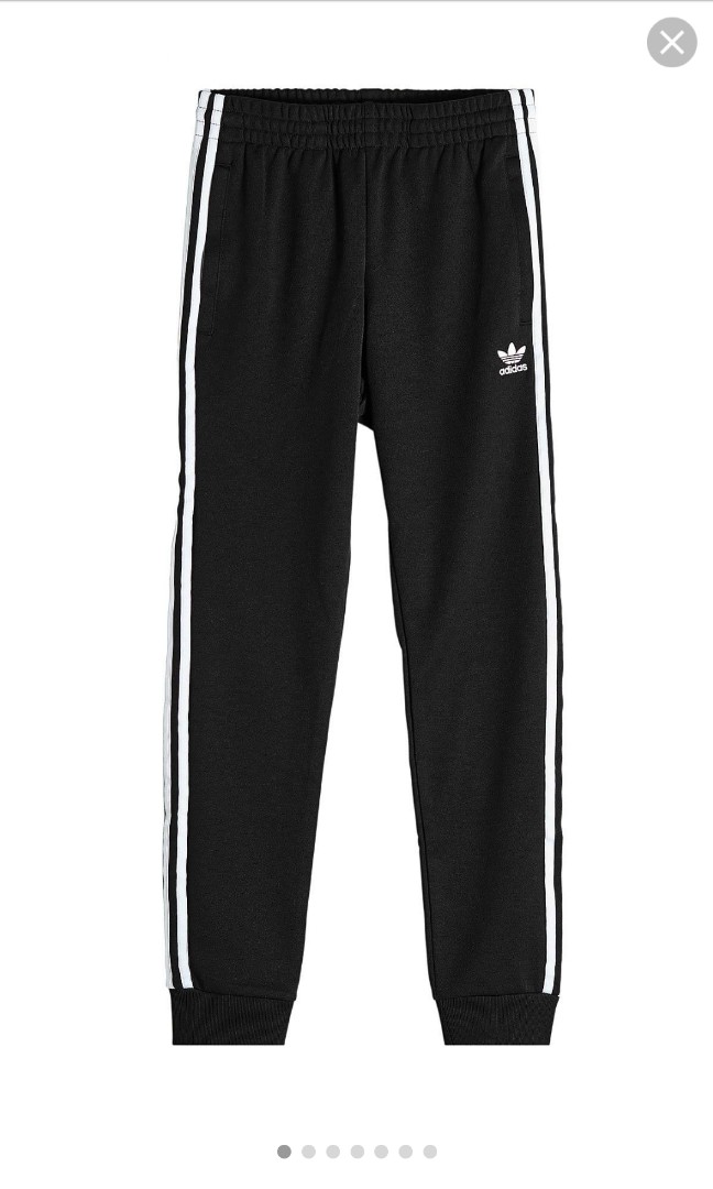 Adidas originals on sale track pants black