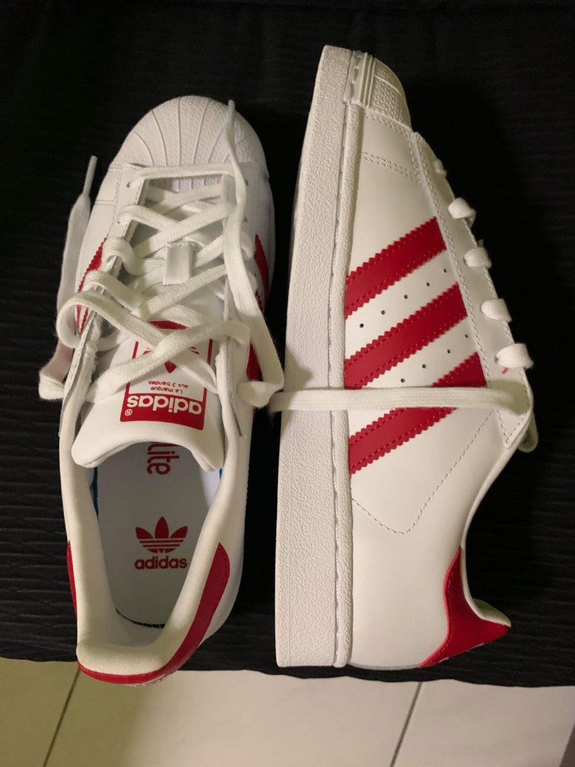 adidas originals white red