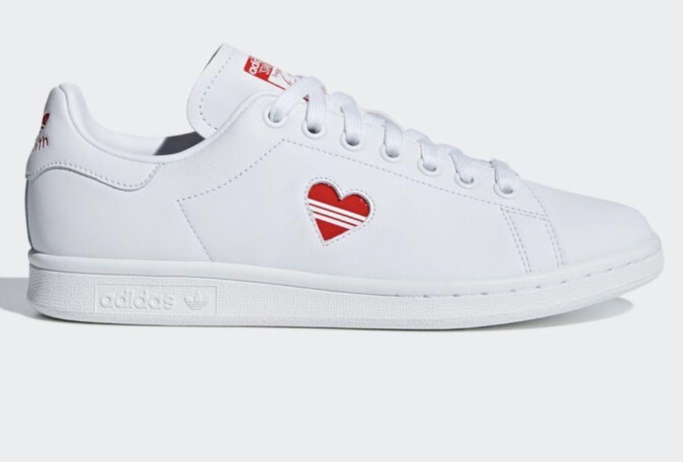 Adidas Stan Smith active red and white 