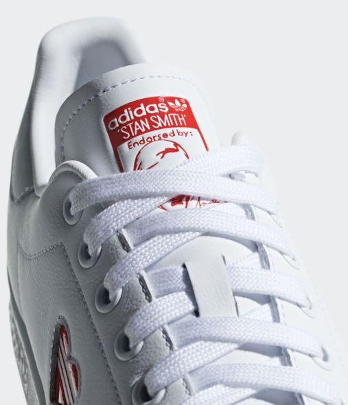 stan smith active red