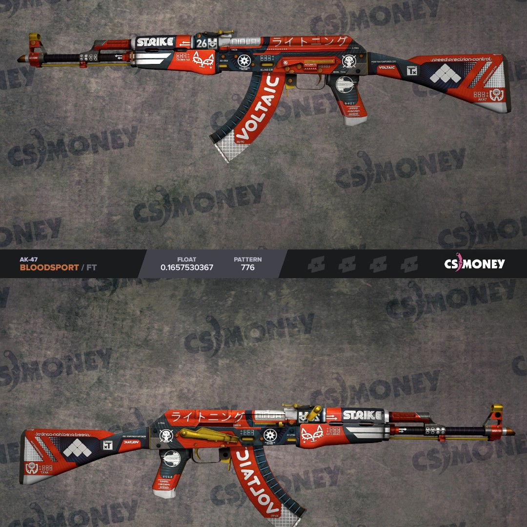 Ak 47 Bloodsport Field Tested Near Mw Toys Games Video Gaming In Game Products On Carousell