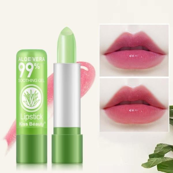 Aloe Vera Colour Changing Lip Balm Kiss Beauty Soothing Gel Lip Tint  #MRTBishan #MRTSerangoon #MRTBedok #MRTTampines #MRTRaffles, Health & Beauty,  Makeup on Carousell