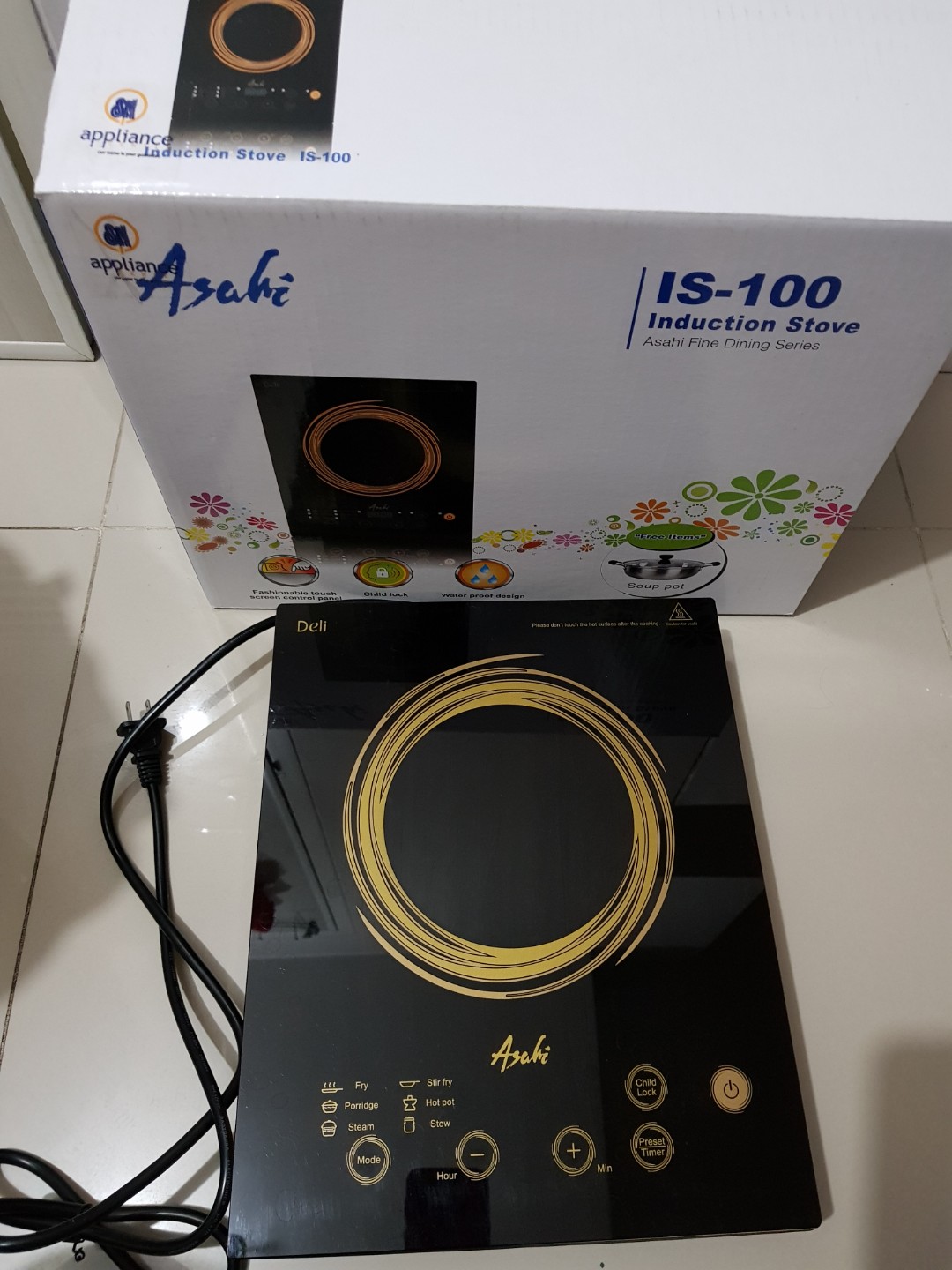 Asahi Induction Stove, TV & Home Appliances, Kitchen Appliances, Hobs