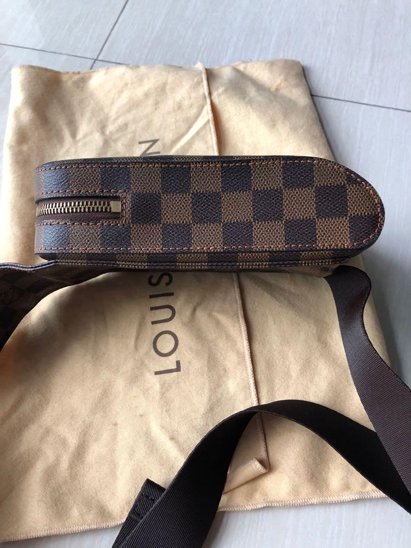 Geronimo cloth weekend bag Louis Vuitton Brown in Cloth - 34108242
