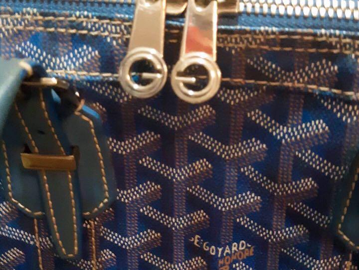 Preloved GOYARD BACKPACK BLUE GOLD STARK, Luxury, Bags & Wallets on  Carousell