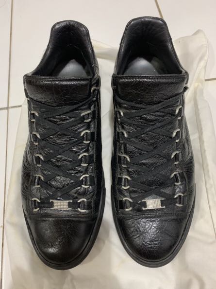 balenciaga low top arena black