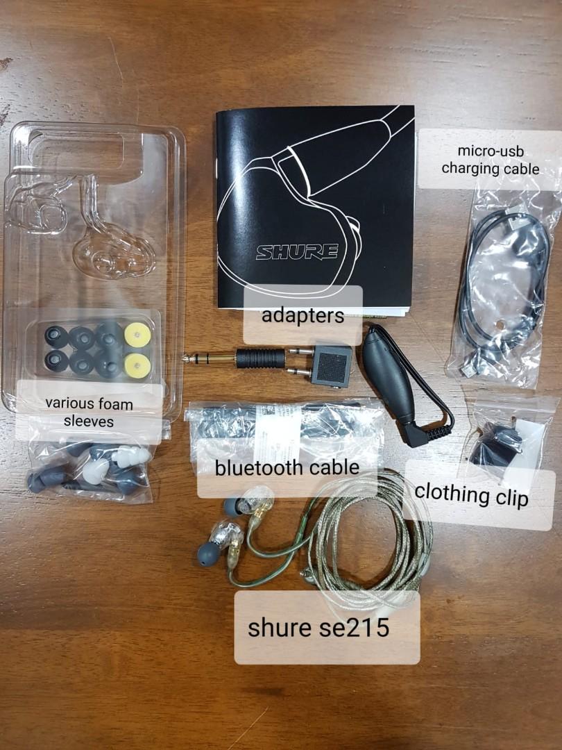 BRAND NEW Shure SE535 bluetooth cable and accessories Audio