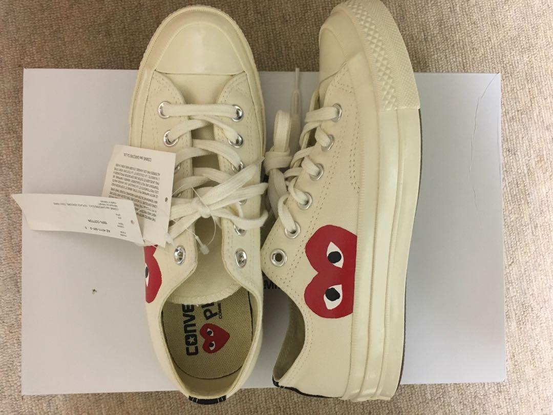 Brand new Size 5 24cm CDG Converse