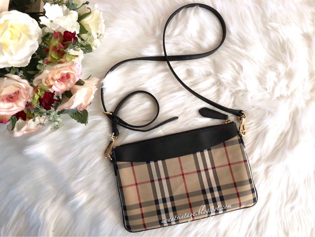 Burberry horseferry check crossbody bag discount