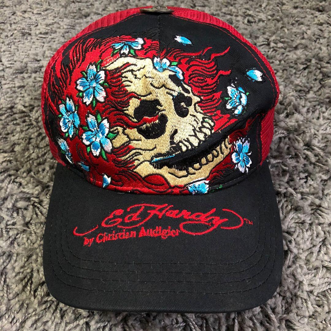 Ed Hardy Burning Skull, Men's Fashion 